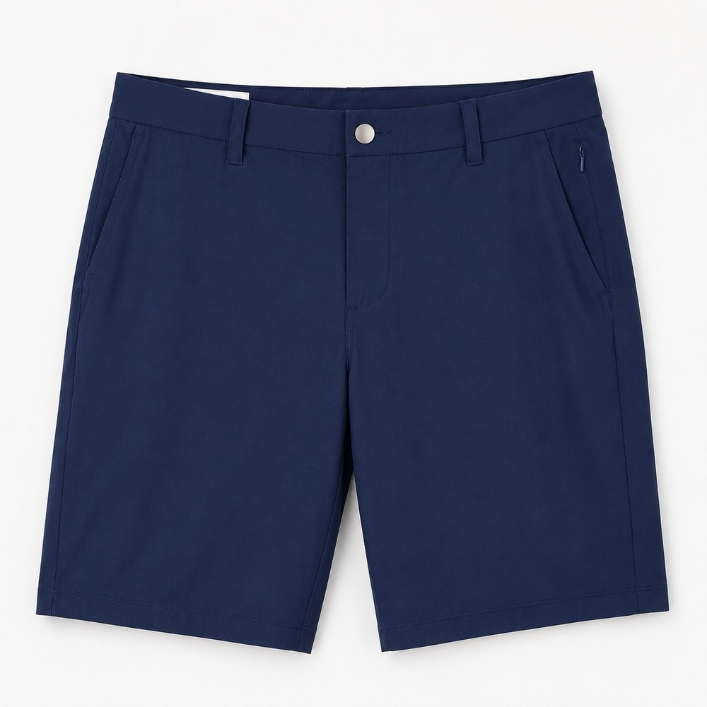 MEMBER'S MARK Benton Short Mens 30 Navy WSCM-226-2026 Slim Fit Stretch 9" Inseam
